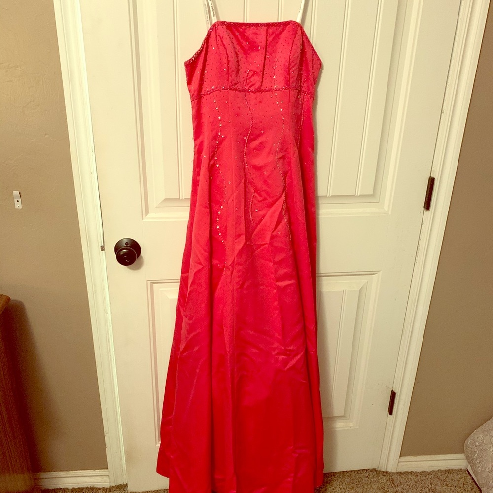 Pink prom dress